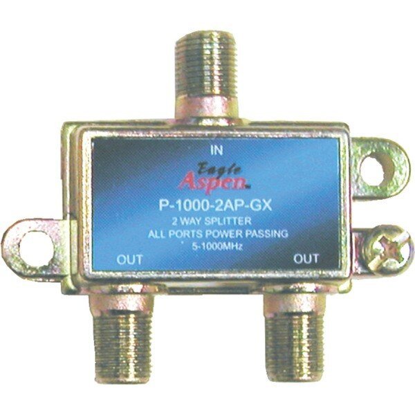All-Port Power Passing 2-Way 1000MHz Splitter, Eagle Aspen, Mfr#: 500302